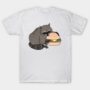 Burger Raccoon T-Shirt